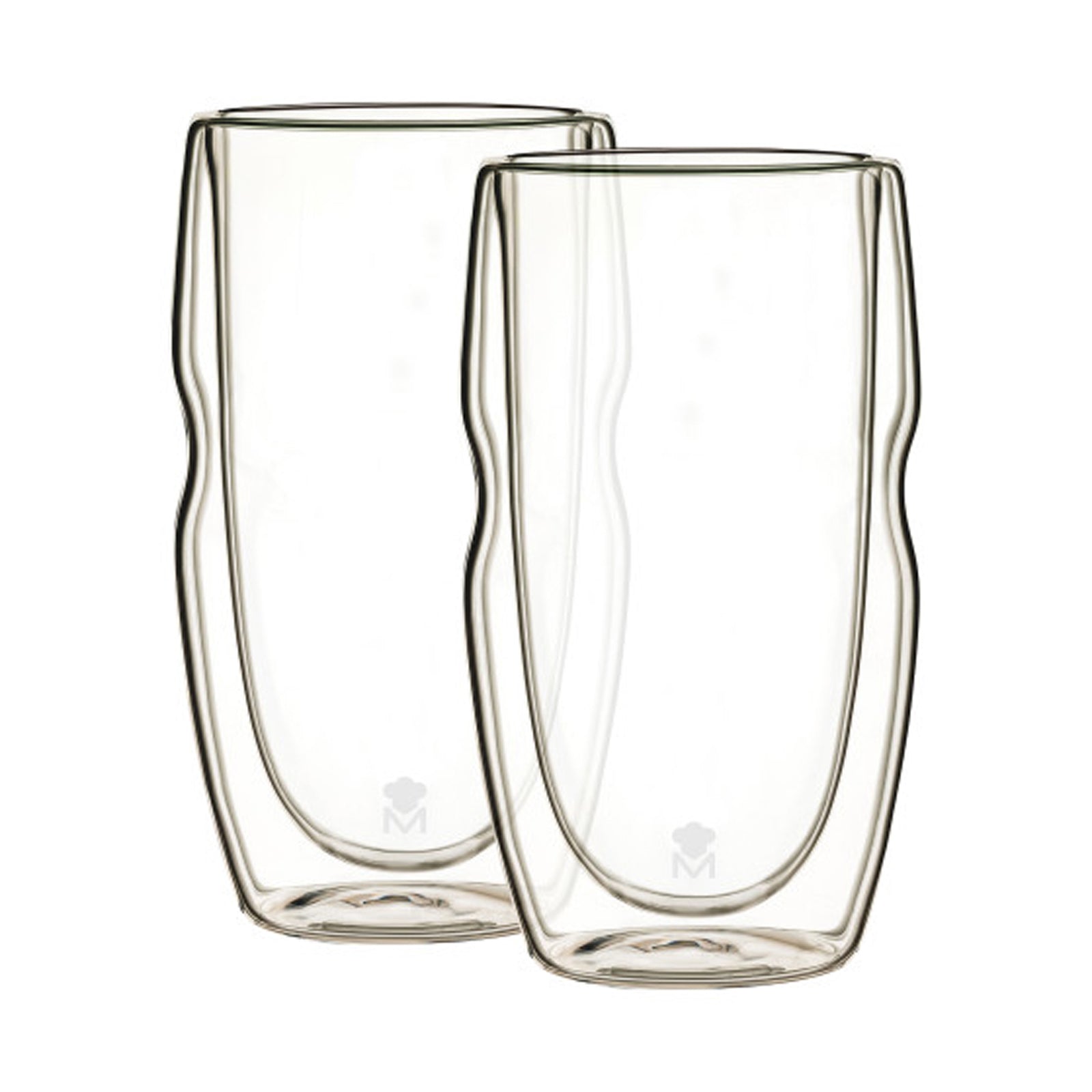SET 2PC TUMBLER HIGH GLASS 540ML BOROSILICATE